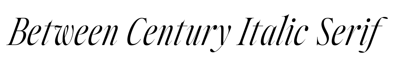 Between Century Italic Serif